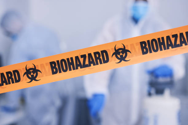 Professional Biohazard Cleanup technician working in Jackson, OH
